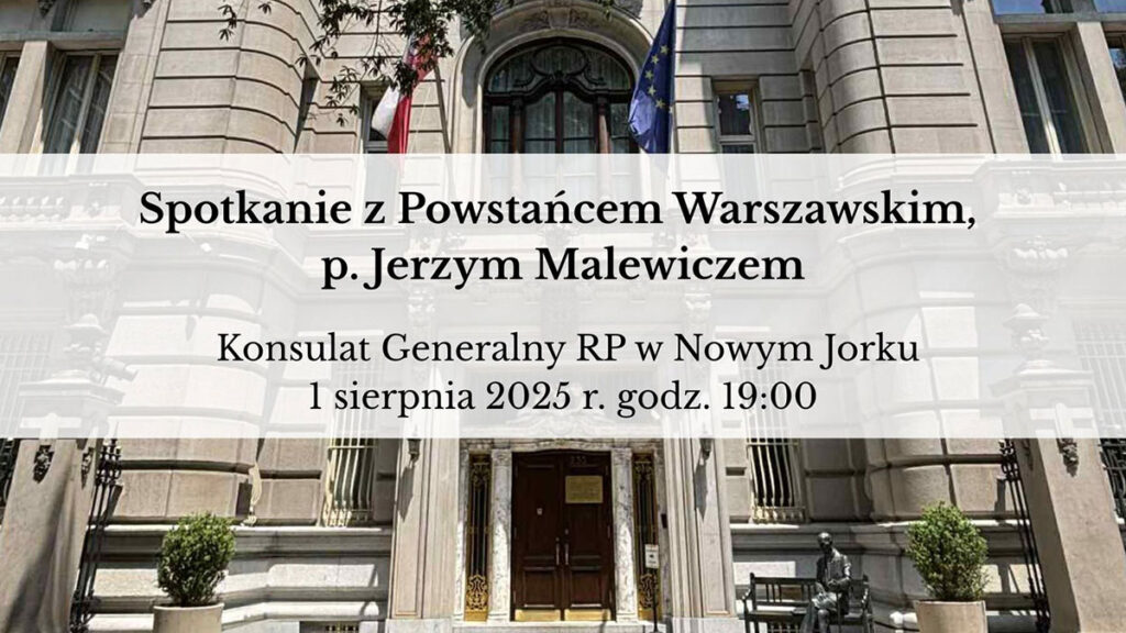Spotkanie z jerzym malewiczem uczestnikiem powstania warszawskiego w konsulacie rp w nyc kat