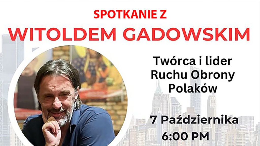 Spotkanie z witoldem gadowskim w polskiej fundacji kulturalnej w clark kat