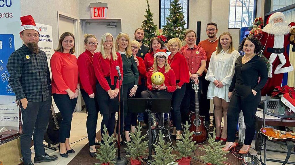 Swiateczny koncert zespolu dzieci prl u w nowym jorku na ridgewood kat