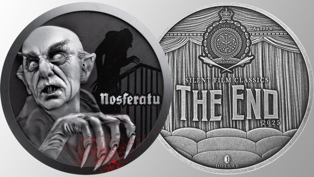 Swiatowa premiera srebrnej monety nosferatu na festiwalu bnp paribas dwa brzegi kat