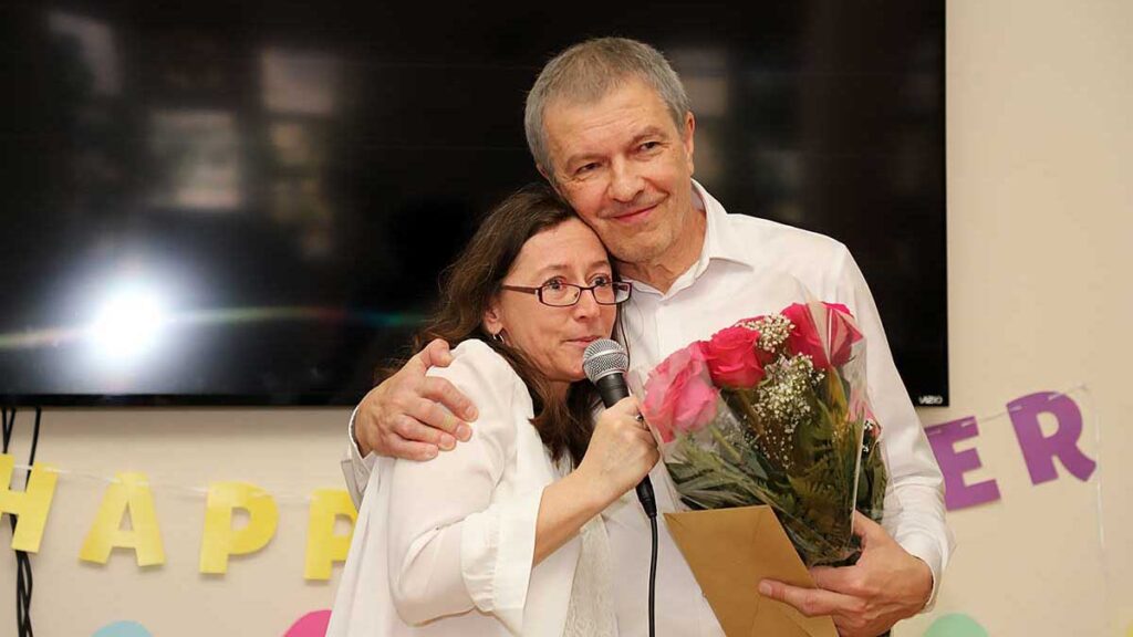 Swiecenie pokarmow i pozegnanie zbigniewa semczyka w pete mcguinness senior center kat