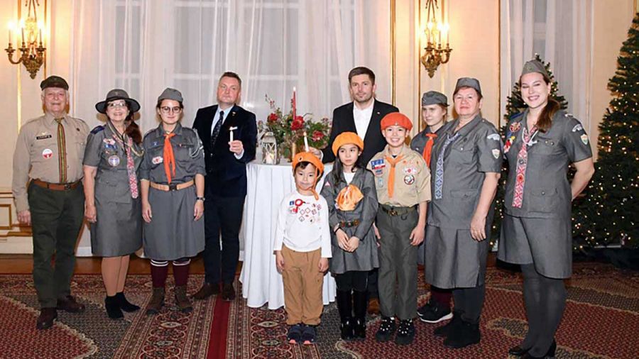 Sztafeta betlejemskiego swiatla pokoju w ny nj pa ct ma md kat