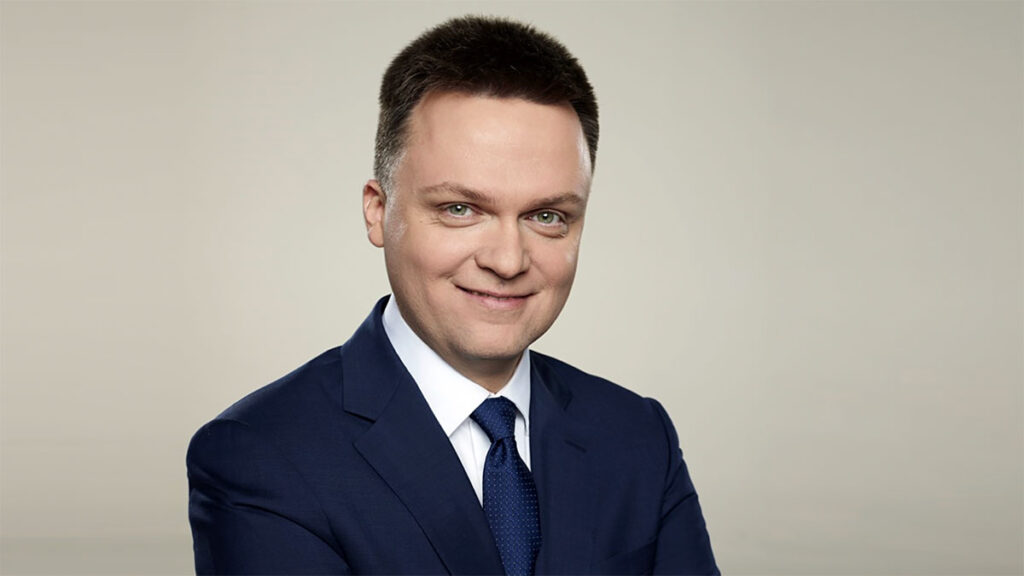 Szymon holownia spotyka sie z uchodzcami i oglasza start partii kat