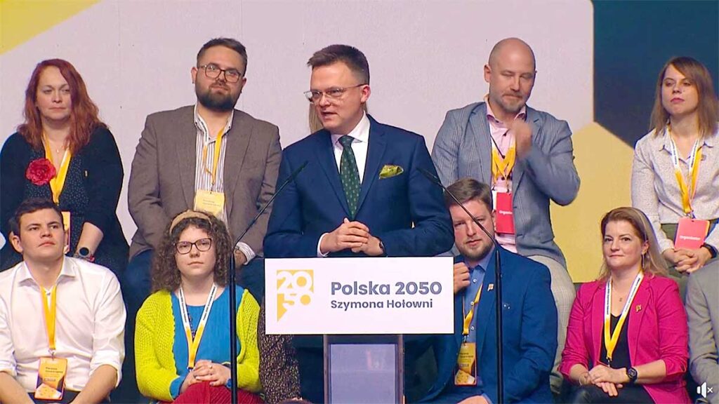 Szymon holownia wybrany przewodniczacym partii polska 2050 kat