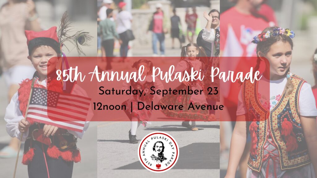 The 85th annual general pulaski day parade in downtown buffalo kat