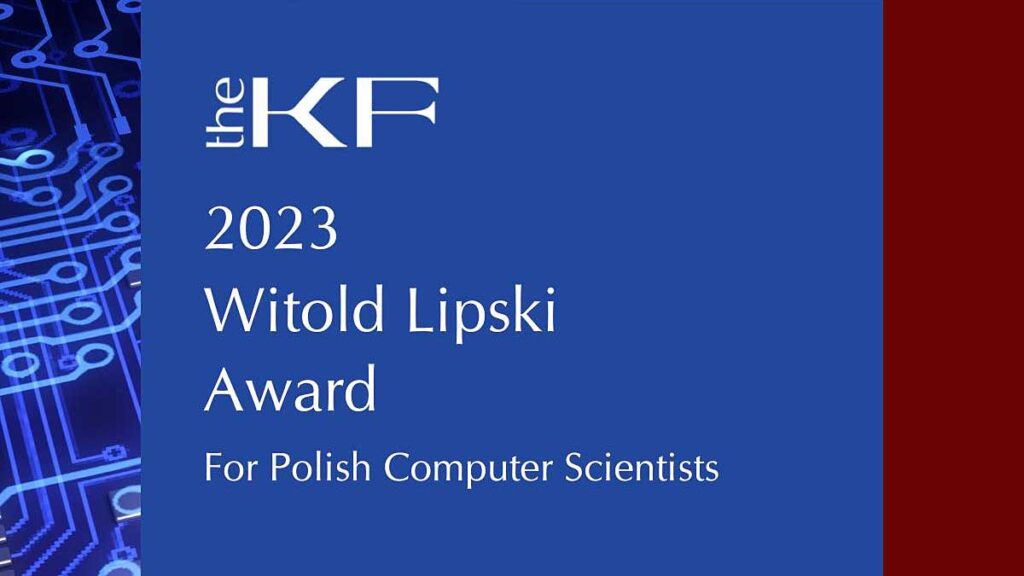 The kf application is open for the 2023 witold lipski award kat