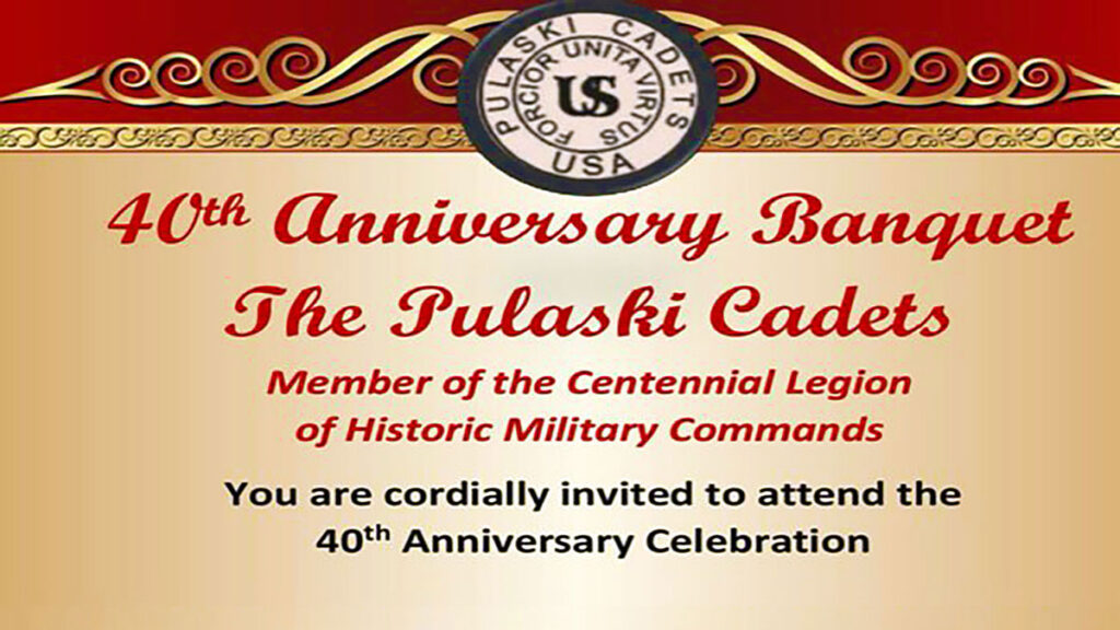 The pulaski cadets 40th anniversary celebration banquet in perth amboy nj kat