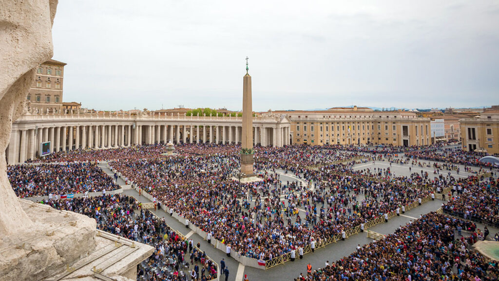 Transmisja video z watykanu z uroczystosci pogrzebowych papieza franciszka kat