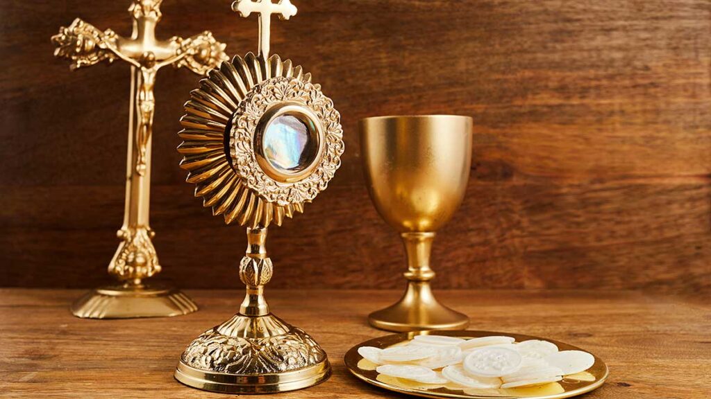 Uroczystosci bozego ciala eucharystia nowa manna czyli bog obecny tu i teraz kat