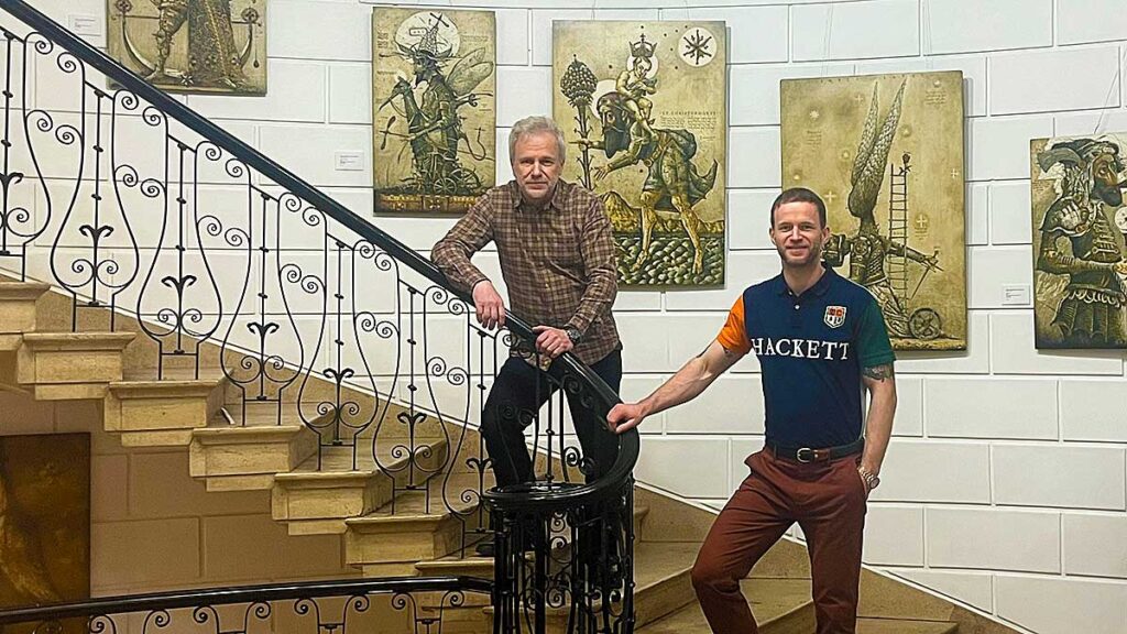 Volo pacem i wish for peace the exhibition at the kosciuszko foundation in ny featuring works by 2 ukrainian artists kat