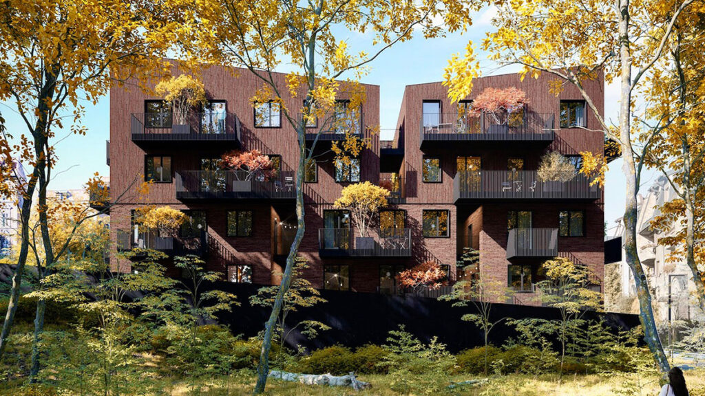 W zabrzu wyrosnie budynek mieszkalny z drewna clt kat