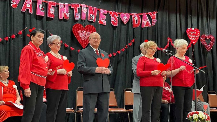 Walentynki w klubie seniora krakus love is in the air kat