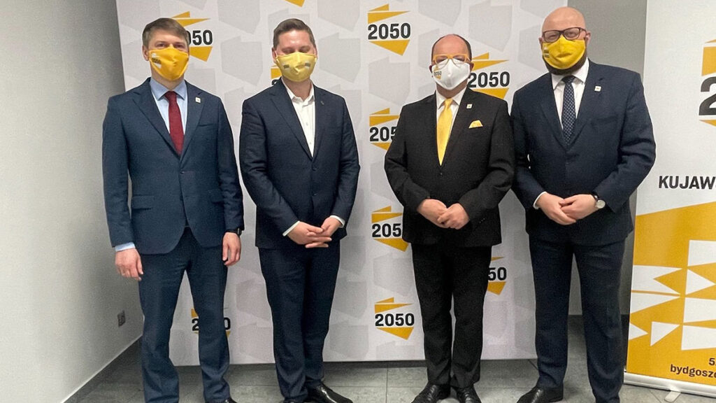 Wiceprezydent grudziadza i wojt gminy pluznica dolaczaja do polski 2050 szymona holowni kat