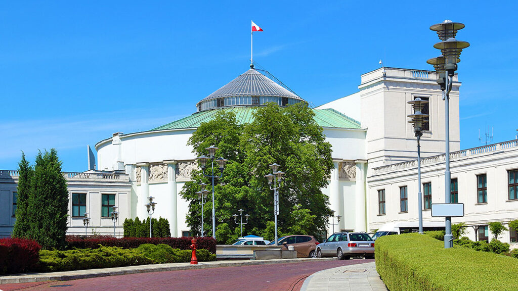 Wizyta niemieckich ekstremistow w polskim parlamencie kat