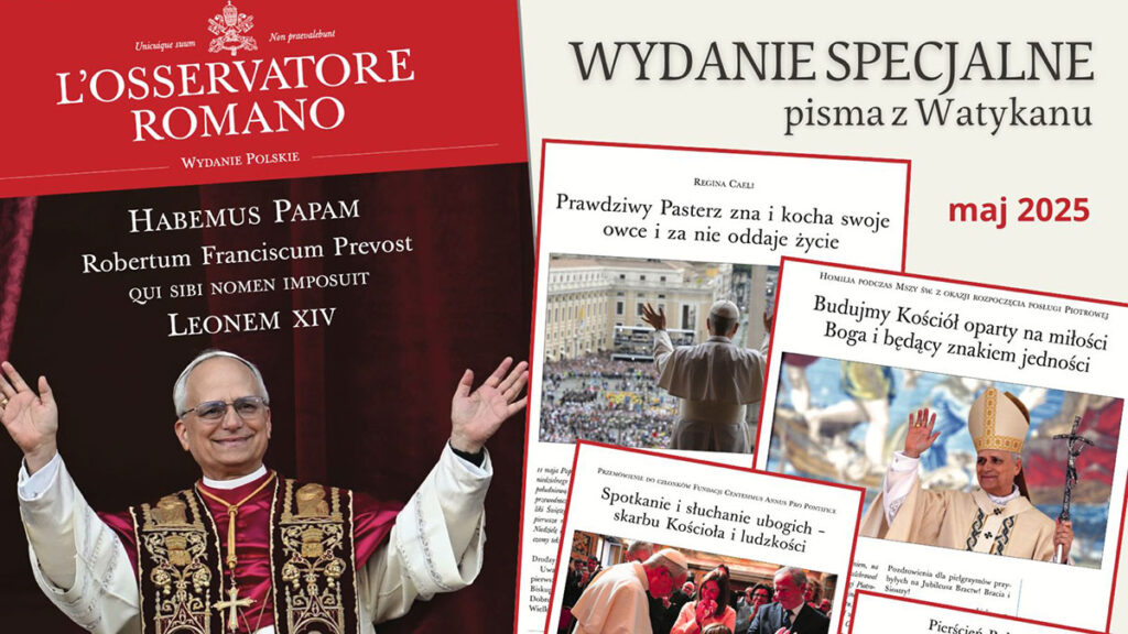 Wydanie specjalne losservatore romano rozpoczal sie pontyfikat pokoju kat