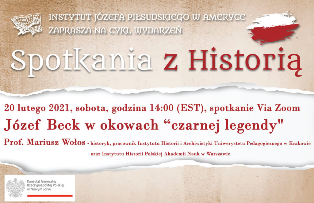 Wyklad prof mariusza wolosa pt jozef beck w okowach czarnej legendy kat