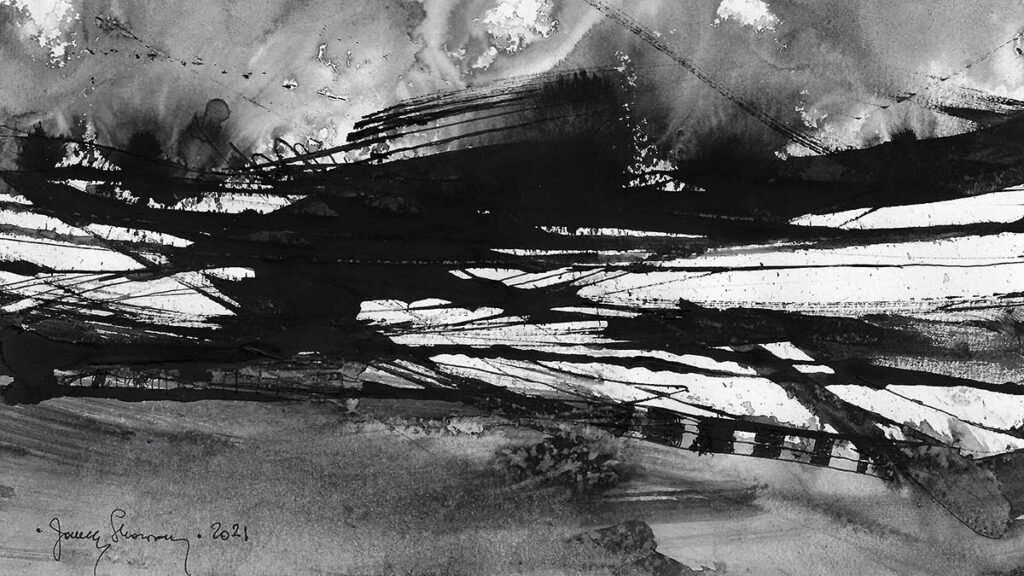 Wystawa janusza skowrona sketches from the darkness drawings w nowym jorku kat