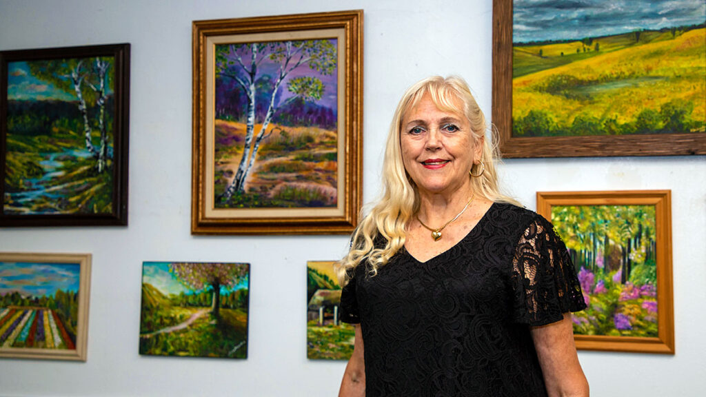 Wystawa obrazow i fotografii grazyny benkowskiej w nowym jorku kat