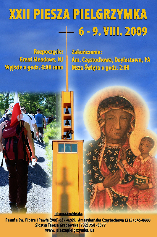 Xxii piesza pielgrzymka do amerykanskiej czestochowy kat 20