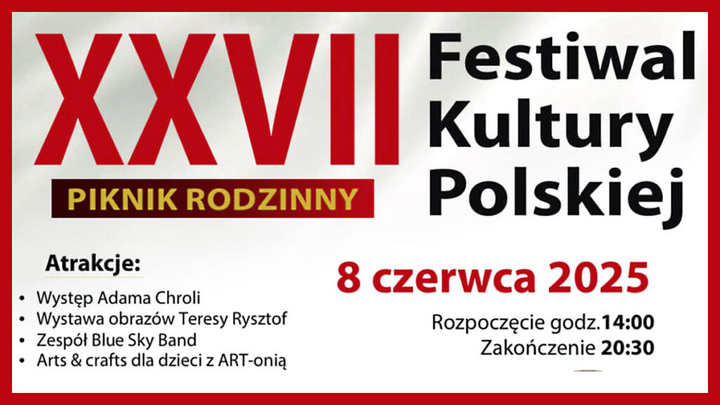 Xxvii festiwal kultury polskiej piknik rodzinny na maspeth w nowym jorku kat