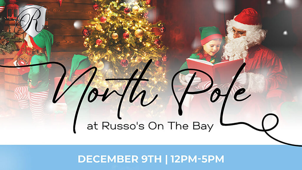 Youre invited to the north pole 2024 in new york at russos on the bay kat