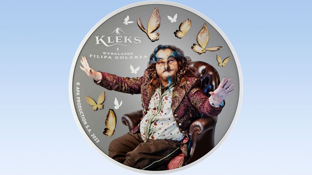 Z okazji premiery filmu kleks i wynalazek filipa golarza mennica polska wybila monete kat