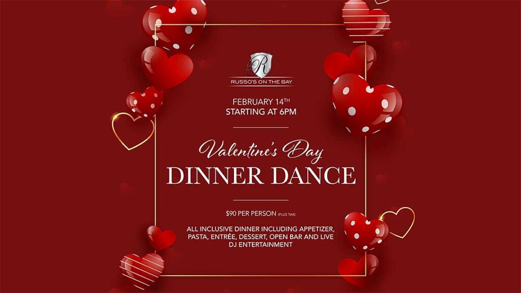 Zabawa i obiad na walentynki w nowym jorku valentines day dinner dance at russos kat