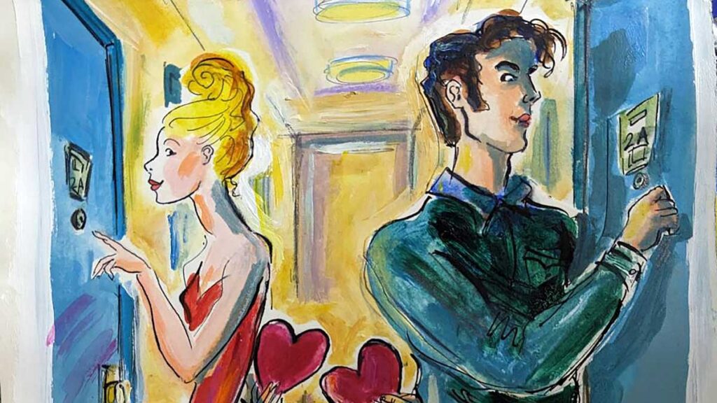 Zabawa walentynkowa w audytorium akademii sw stanislawa kostki na greenpoincie kat