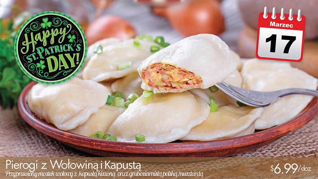 Zamow tradycyjne dania irlandzkie na dzien swietego patryka w piast meats provisions kat