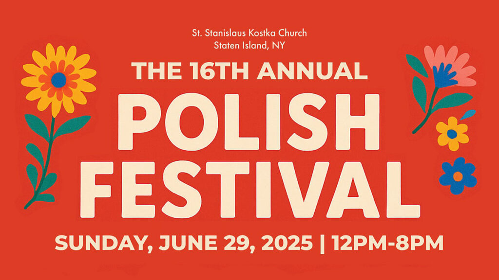 Zaproszenie na polski festiwal na staten island 29 czerwca 2025 r kat