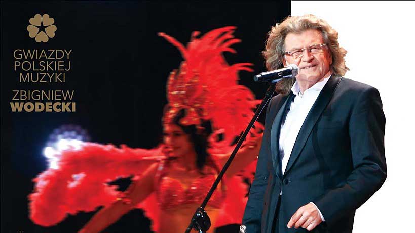 Zbigniew wodecki na znaczku pocztowym emisji gwiazdy polskiej muzyki kat