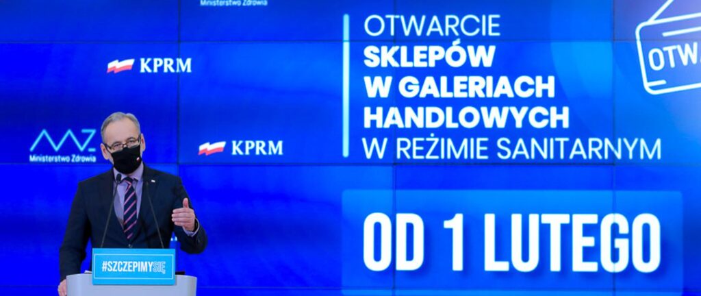 Zmiany w ograniczeniach i zasadach bezpieczenstwa w polsce od 1 lutego kat