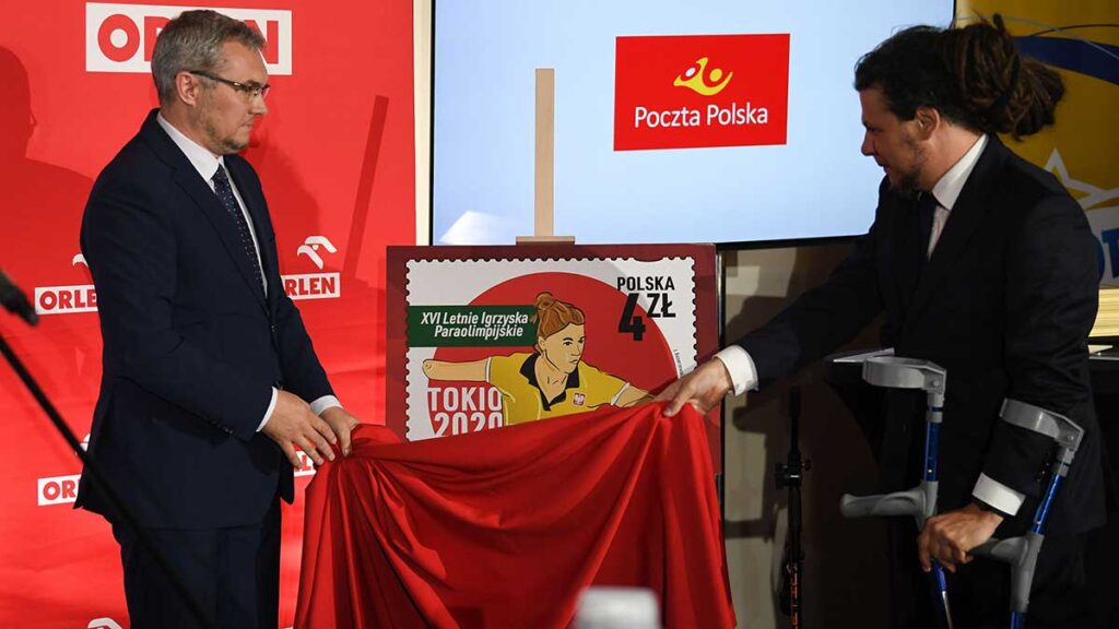 Znaczek z okazji igrzysk paraolimpijskich kat