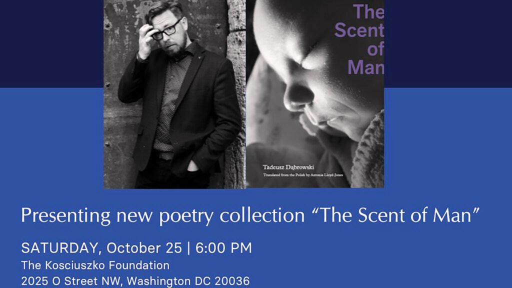 An evening with poet tadeusz dabrowski reading and conversation in washington dc kat