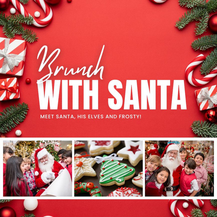 Brunch with santa elves and frosty at russo on the bay in new york kat