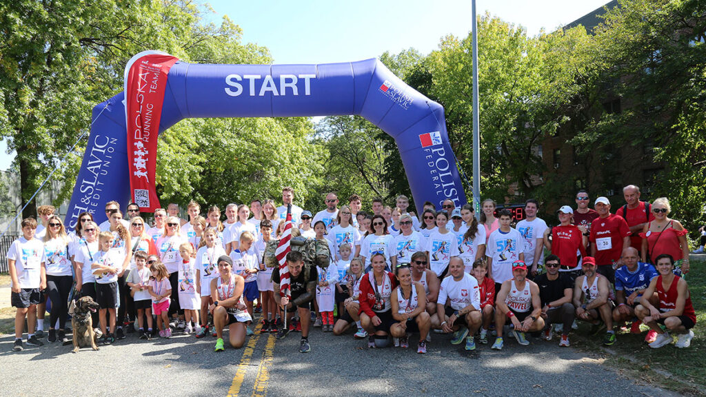 Charytatywny bieg o usmiech dziecka organizacji childrens smile foundation w nowym jorku kat