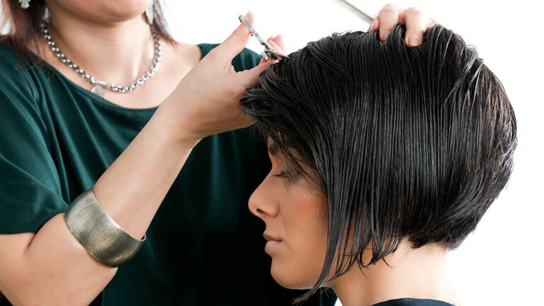 Hair cut head