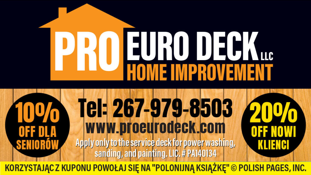 Kupon pro euro deck budowa naprawa dekow rabat pennsylvania