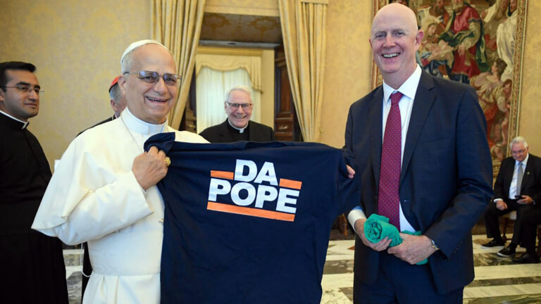 Papiez dziekuje zwiazkowcom za wsparcie bezbronnych kat