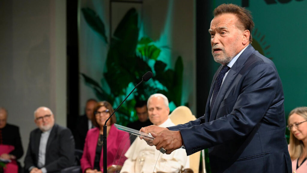 Papiez spotkal sie ze schwarzeneggerem apel o ochrone klimatu kat