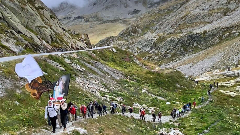 Polish pilgrimage to the great st bernard pass under the sign of the black madonna kat