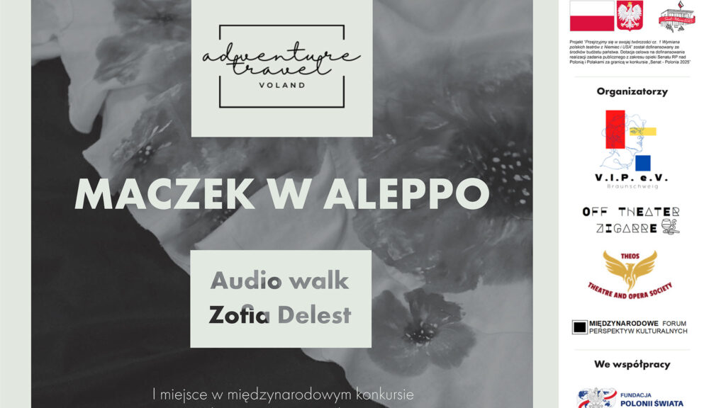 Spektakl zofii delest maczek w aleppo w cps na greenpoincie kat