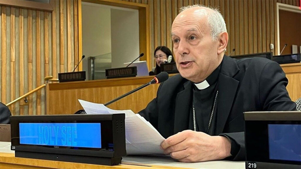 Stolica apostolska w onz porzucic zludna logike wyscigu zbrojen kat