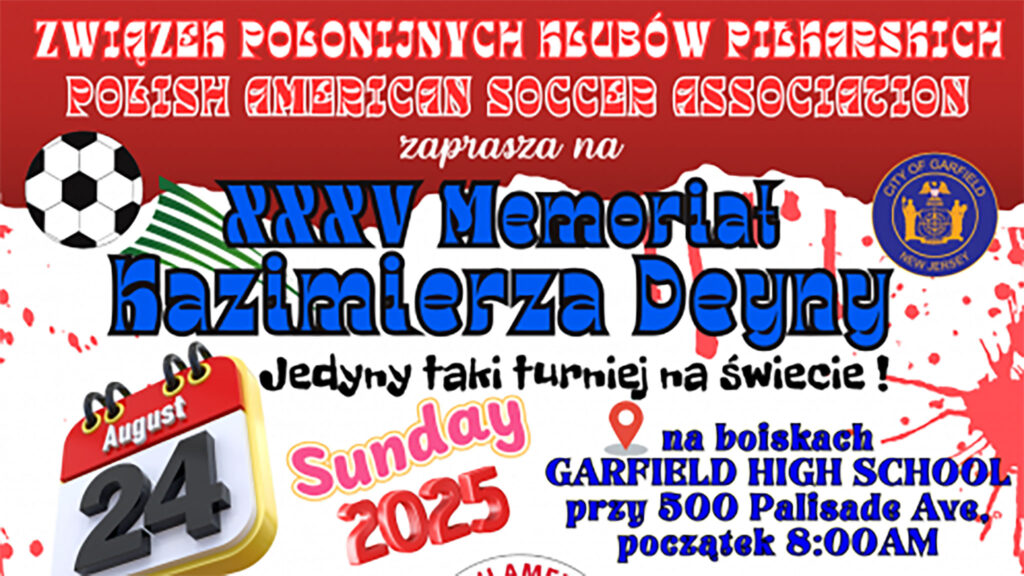 Turniej zwiazku polonijnych klubow pilkarskich 24 sierpnia w garfield nj kat