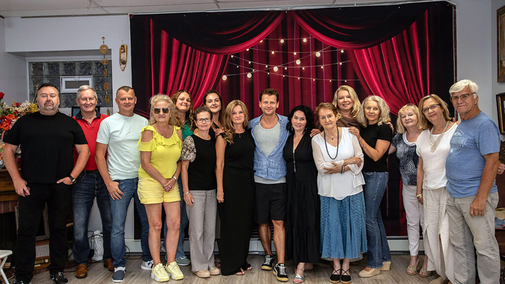 Warsztaty teatralne z patrykiem szwichtenbergiem w mm art studio w wallington kat