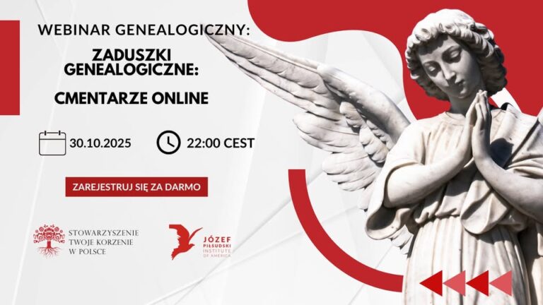 Webinar genealogiczny zaduszki genealogiczne kat