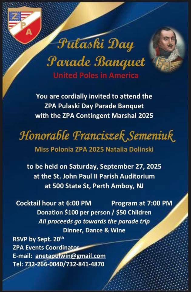 Zpa pulaski day parade bankiet kat