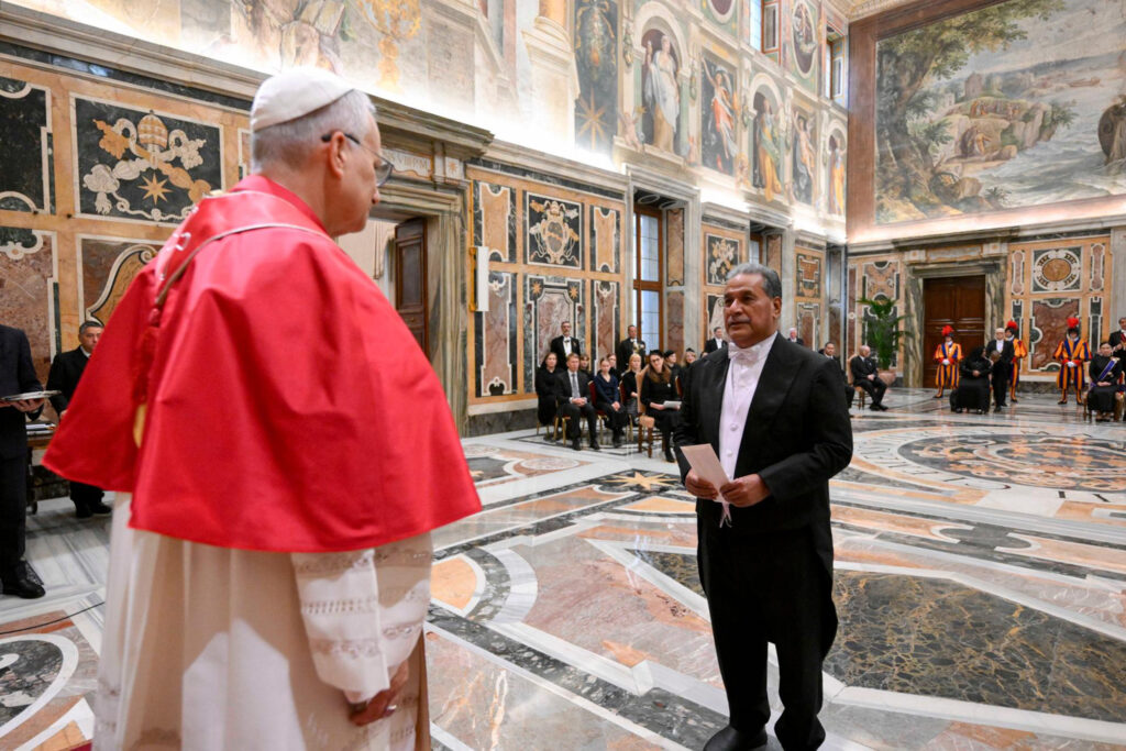 Pope meeting body