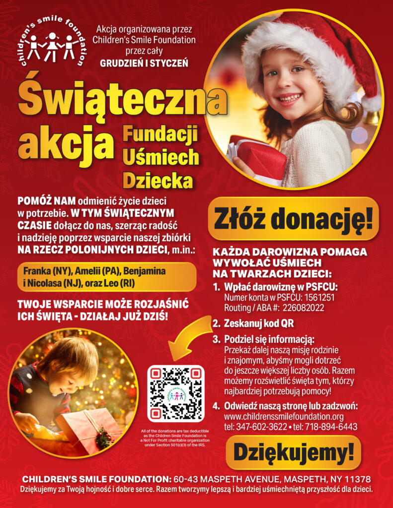 Swiateczna akcja fundacji usmiech dziecka