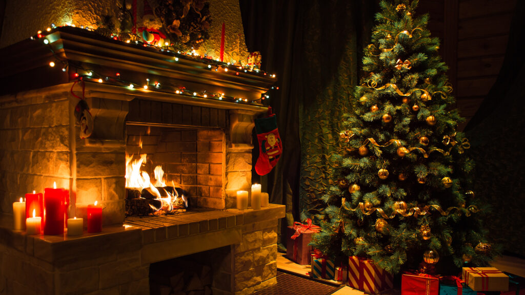 Vintage christmas head